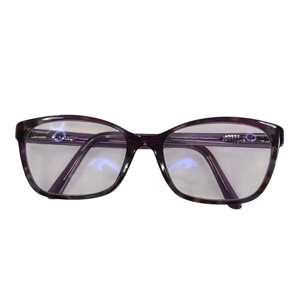 Bebe Take A Chance BB5126 Amethyst Purple Tortoise Eyeglasses 53-17-135